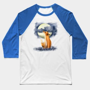 The fox illustration Baseball T-Shirt